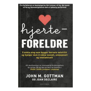 Coverbilde av 'Hjerteforeldre' av Dr. John Gottman, en guide til å bygge barnets selvtillit og styrke foreldreevner.