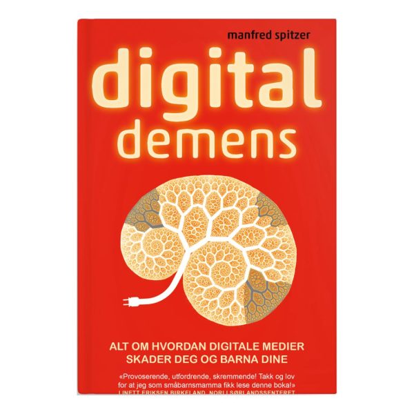 Coverbilde av 'Digital demens' av Manfred Spitzer, en bok om digital helse og medienes påvirkning.