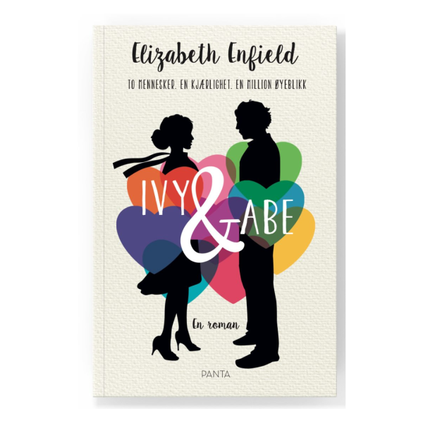 Coverbilde av 'Ivy & Abe heftet' av Elizabeth Enfield, en romantisk roman om to frie sjeler som møtes i forskjellige liv.