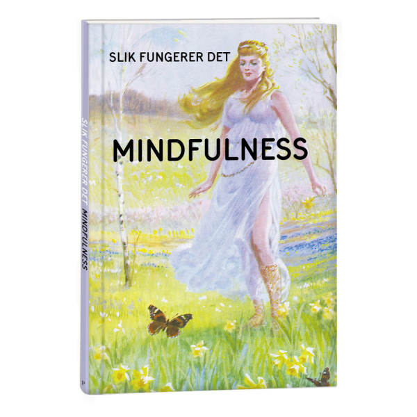 Coverbilde av 'Slik fungere det: Mindfulness', en humoristisk og innsiktsfull guide til mindfulness.