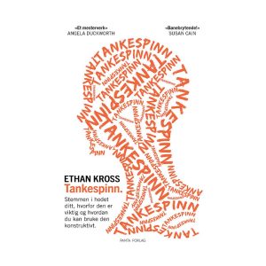 Coverbilde av 'Tankespinn' av Ethan Kross, en bok om å mestre indre samtaler.