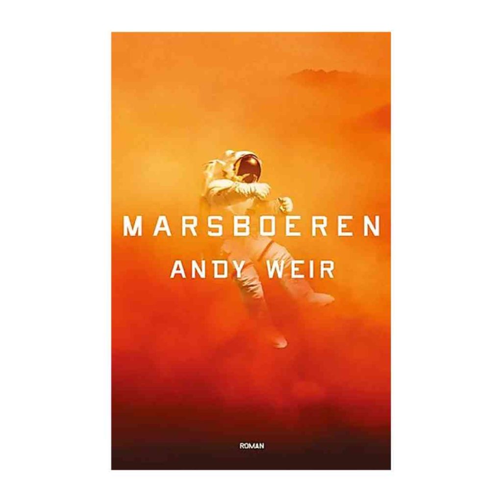 Coverbilde av 'Marsboeren' av Andy Weir, et spennende science fiction-eventyr om overlevelse på Mars.